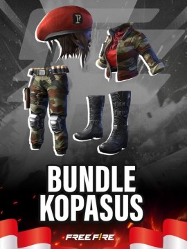 Ilustrasi item bundle kopassus peringati HUT ke-80 RI  yang disediakan Garena Free Fire FF. [Instagram]